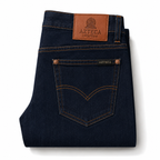 AZTECA INCEPTUM Signature Dark Blue Slim Fit Denim Jeans