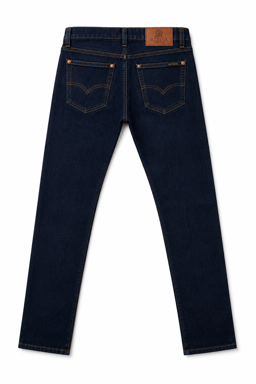 AZTECA INCEPTUM Signature Dark Blue Slim Fit Denim Jeans