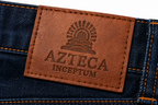 AZTECA INCEPTUM Signature Dark Blue Slim Fit Denim Jeans