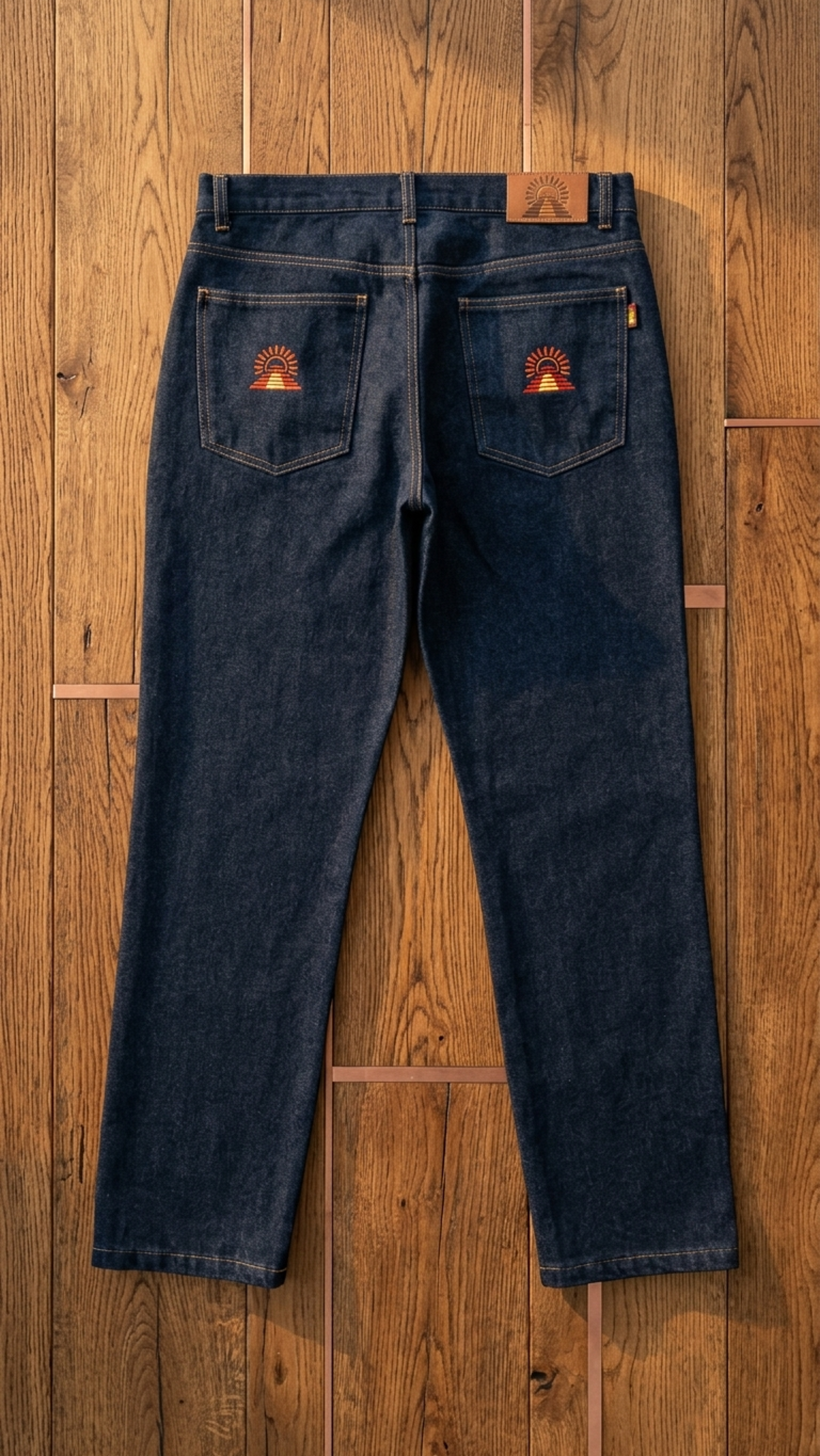 AZTECA INCEPTUM Signature Dark Blue Slim Fit Denim Jeans