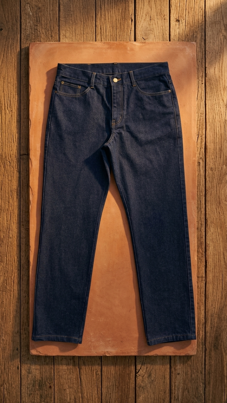 AZTECA INCEPTUM Signature Dark Blue Slim Fit Denim Jeans