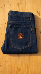 AZTECA INCEPTUM Signature Dark Blue Slim Fit Denim Jeans