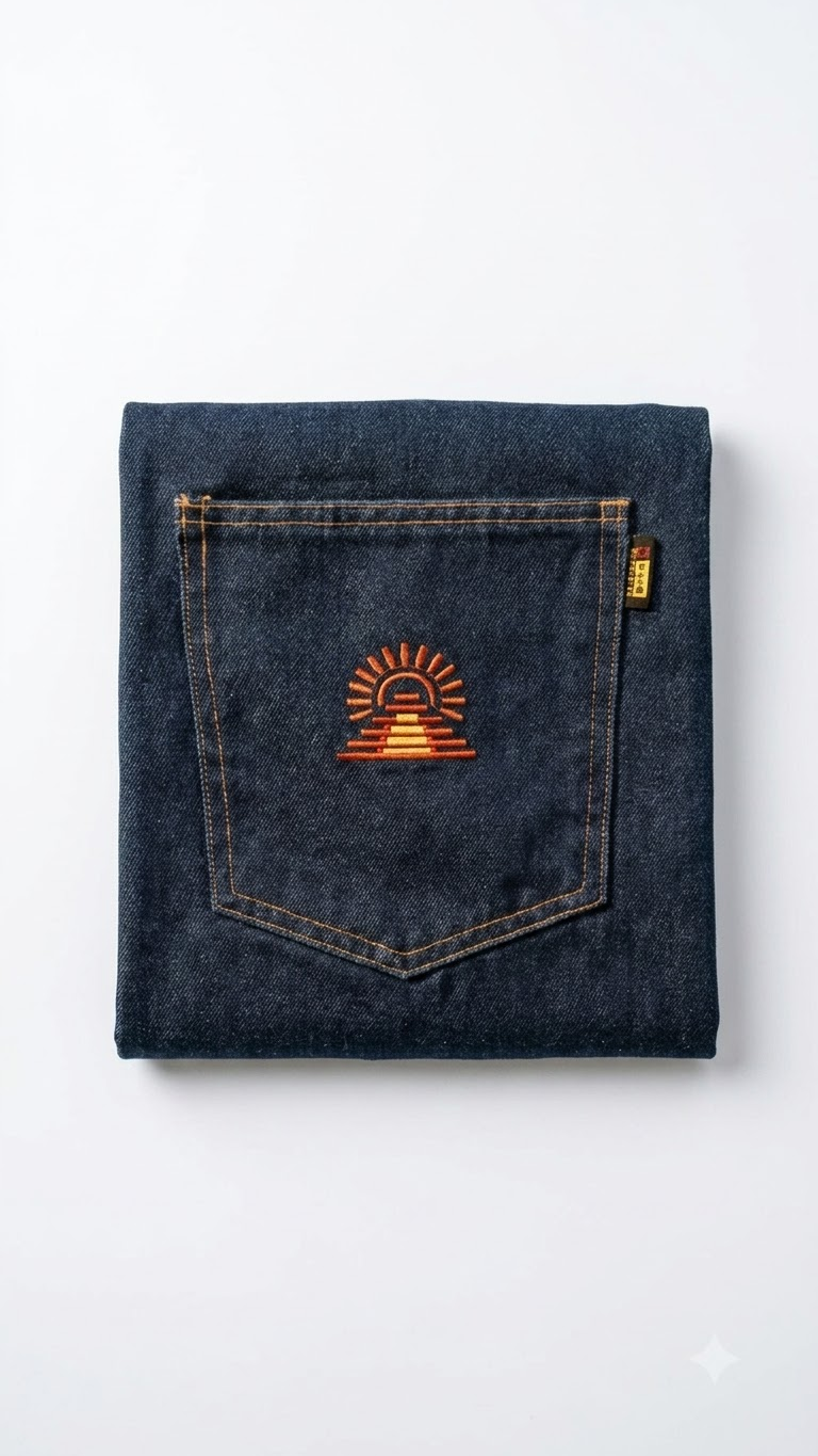 AZTECA INCEPTUM Signature Dark Blue Slim Fit Denim Jeans