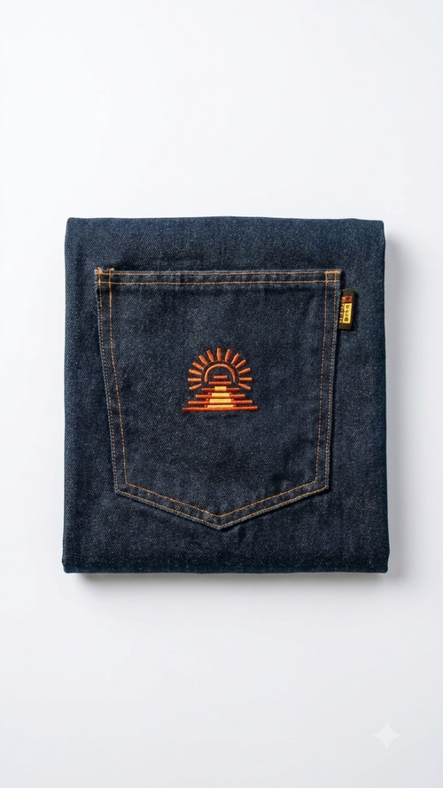 AZTECA INCEPTUM Signature Dark Blue Slim Fit Denim Jeans