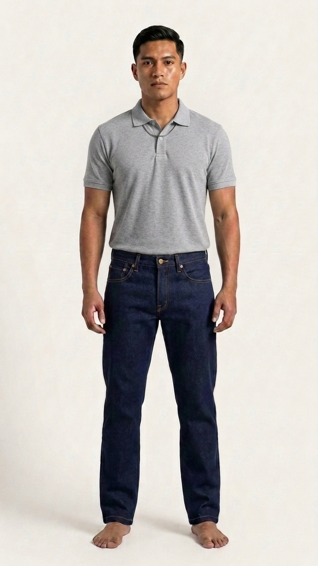 AZTECA INCEPTUM Signature Dark Blue Slim Fit Denim Jeans