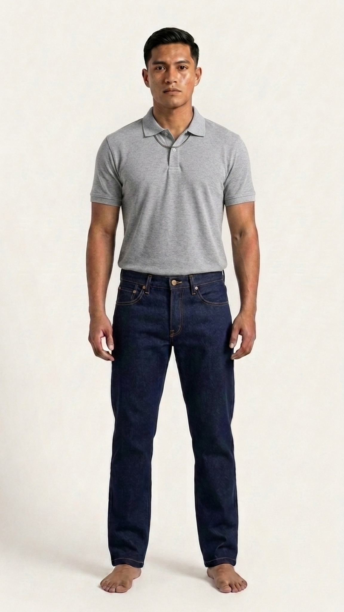AZTECA INCEPTUM Signature Dark Blue Slim Fit Denim Jeans
