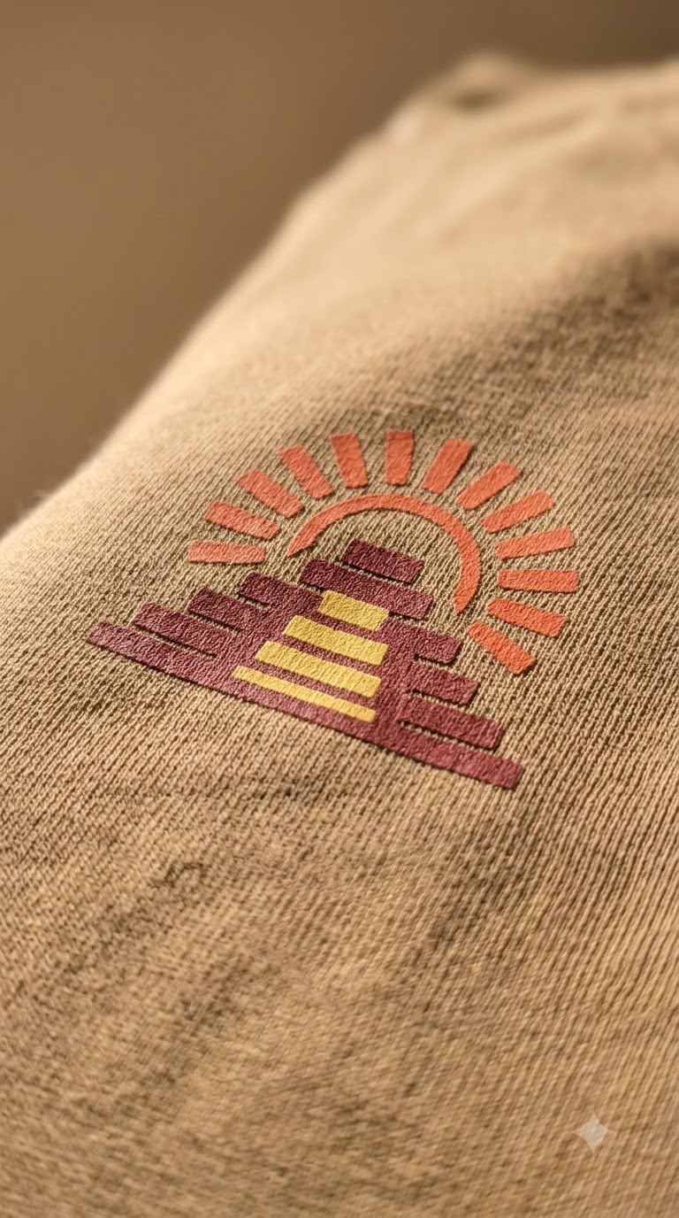 AZTECA INCEPTUM Signature Cotton Blend Long Sleeve T-Shirt